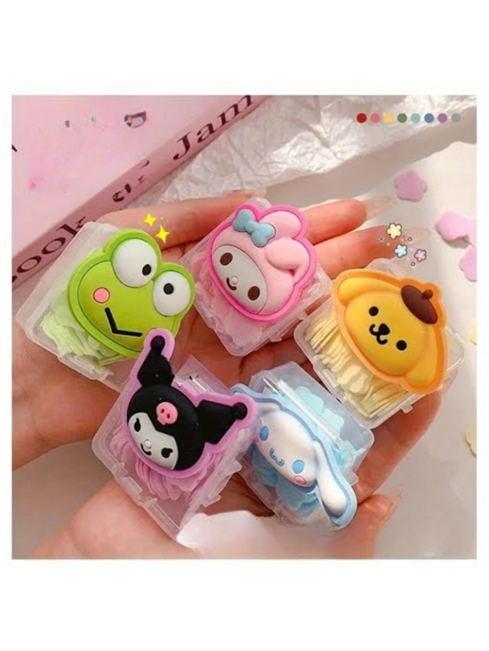 #POM-2291 Pompom Soap Petal Box - Melts in Hands with Water, Great for Car